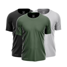 Set of 3 dry fit training t-shirts for men – anti-sweat