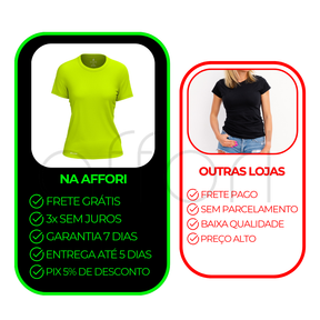 Kit 3 FitneSmart Women's Technology T-Shirts - Anti-Sweat
